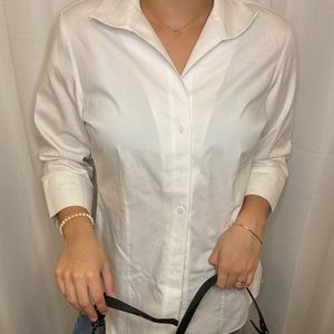 FoxCroft White Button Down Dress Shirt